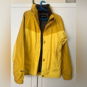 Marmot kids yellow jacket size L
